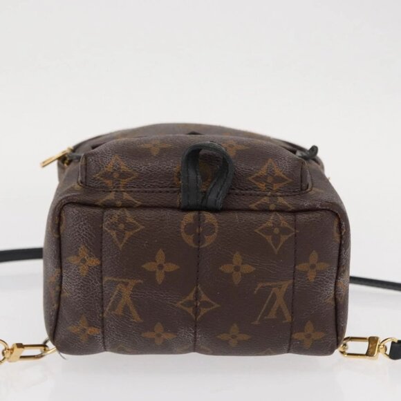LOUIS VUITTON Monogram Palm Springs MINI Backpack M44873 LV Auth 157354 main image 4